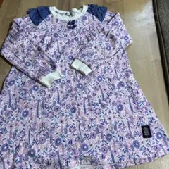 花柄コットンチュニック 120cm