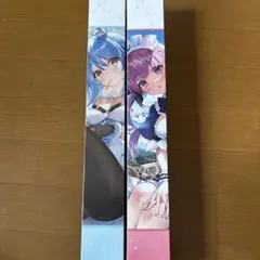 ホロライブ タペストリー 2本セット 兎田ぺこら 湊あくあのサムネイル