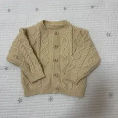 ケーブルニット カーディガン