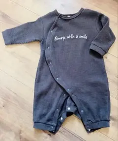 超美品 ロンパース ワッフル 70