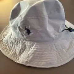 U.S. POLO ASSN. ベージュ バケットハット