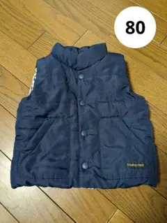 アカチャンホンポ ネイビー ベスト 80