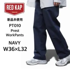 【レッドキャップ】新品未使用 プレスト ワークパンツ ネイビー W36×L32