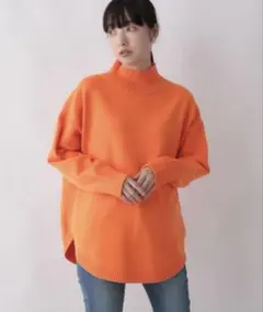 LOWRYS FARM 2WAYハイネックラウンドロングスリーブ