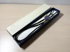 新品未使用 ループタイ ブラウン紐 シリコナイト