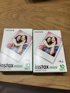 チェキフィルム instax mini インスタックスミニ 10枚 ×２個セット