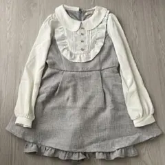 エブリン　evelyn ワンピース　ロンパース　ツイード