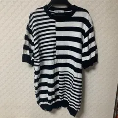セブンデイズサンデイボーダー切り替えサマーセーター(USED)1,380円送料無のサムネイル