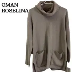 ROMAN ROSELINA タートルニット Mサイズ アンゴラ混 美品