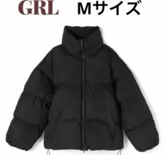 GRL グレイル 中綿ボリュームダウンジャケット[fo1016] M 黒