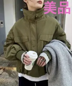 CIAOPANIC TYPY ミリタリー袖ドロストスタンドブルゾン