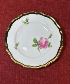 マイセン バラ(ピンク) ケーキプレート 18cm 020110/422 ② - メルカリ