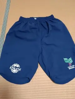 [ATHLETA] サッカー ハーフパンツ ネイビー ペイズリー柄 S ATHLETA アスレタ メンズ サッカー/フットサル ハーフパンツ