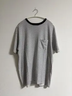 00s BANANA REPUBLIC border T-shirt