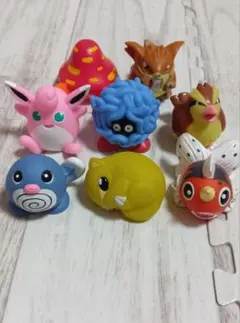 ど*ら様 ポケットモンスター ポケモン 指人形 フィギュアセット 8体 まとめ売