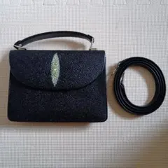 ☆SALE☆スティングレイ ボディバッグ ウエストバッグ レッド エイ革
