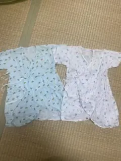 PG ガーゼ　コンビ肌着2枚