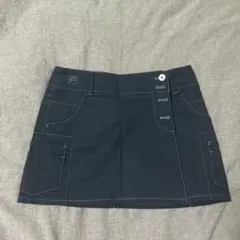 FILA golf ネイビー ボタン付きスカート