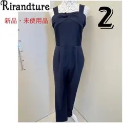 Rirandture オールインワン　オーバーオール　サロペット　ネイビー　Mのサムネイル