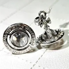 【クリア】Vivienne Westwood スモールオーブ ピアス