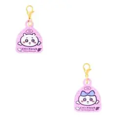 ちいかわ てんし♡あくま ミニラメアクリルチャーム　（ちいかわ、ハチワレ）
