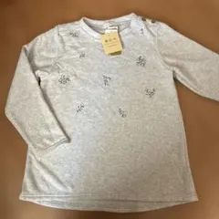 花刺繍入 裏起毛 長袖 トレーナー Mサイズ　値下げ