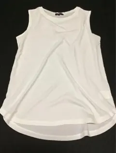 コムサイズム　タンクトップ　ラウンドヘム　M