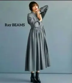 RBS ピンタックギャザーワンピース