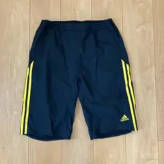 adidas アディダス ハーフパンツ ネイビー スリーライン 未使用品