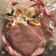 FEILER フルーツ柄　ピンクポーチ