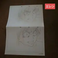 進撃の巨人　両面ポスター#K　両面エレン