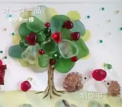 シーグラスアート パステル画 ぷう子様♡リクエスト - メルカリ