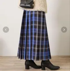 チェックプリーツイージースカート3／アーバンリサーチ サニーレーベル