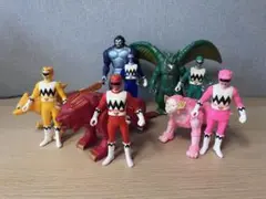 ギンガマン当時物!1998年 (平成10年)フィギュア5体と絵本