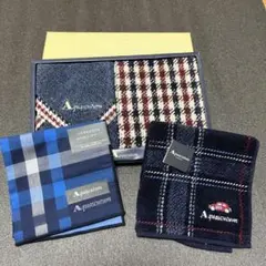 Aquascutum ハンカチ 4枚セット