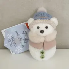 Duffy and Friends ダッフィー 雪だるま ぬいぐるみチャーム