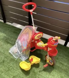 【福岡市引き取り限定】アンパンマン　三輪車　DX 美品 アンパンマン - お値下げしました。【手渡し限定】アンパンマン