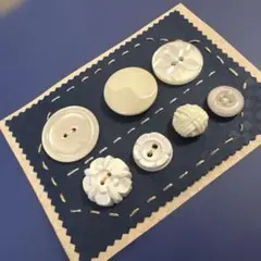 フランスアンティークボタン　アメリカビンテージボタンなど　7個セット