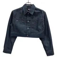 G-STAR RAW ジースターロゥ クロップド デニムジャケット インディゴ