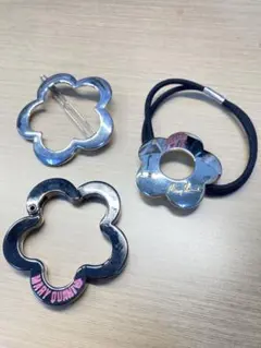 マリークワント　カラビナ ヘアゴム ヘアピン 3点セット