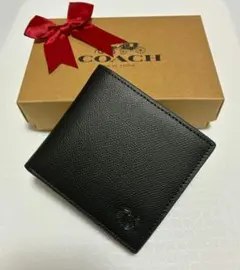 【オープン価格】新品COACH 二つ折り財布 Cロゴ アウトレット