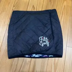 Fila Golf キルティングスカート 黒