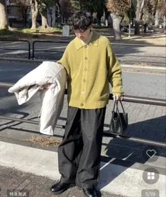 最終値下げ　NUGU カラーボタンニットカーディガン