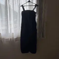 キャミワンピース ブラック Lサイズ