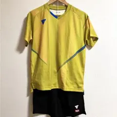 VICIS 卓球用ウェア上下セット Lサイズ イエロー