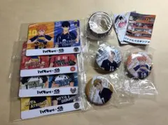 ハイキュー　くら寿司　カード　缶バッジ　マスキングテープ　セット