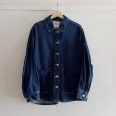 ZARA オーバーサイズ デニムジャケット/カバーオール