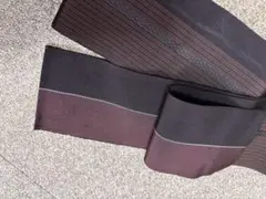 角帯 濃茶色 縞模様