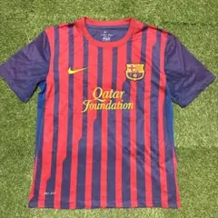 FC Barcelona Nike シャツ 赤青ストライプ - メルカリ