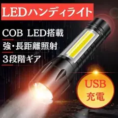 ハンディライト ランタン 懐中電灯 LED キャンプ アウトドア 明るいライト1のサムネイル